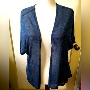 Mudd Navy Open-Front Women's Sweater Cardigan